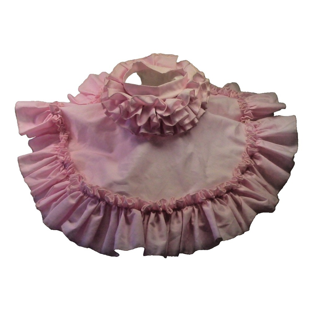 Pink Layered Cloth Removable Washable Lampshade 14" Across